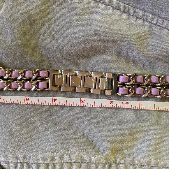 Metal + faux Leather Band Strap for Apple Watch. - Picture 9 of 14